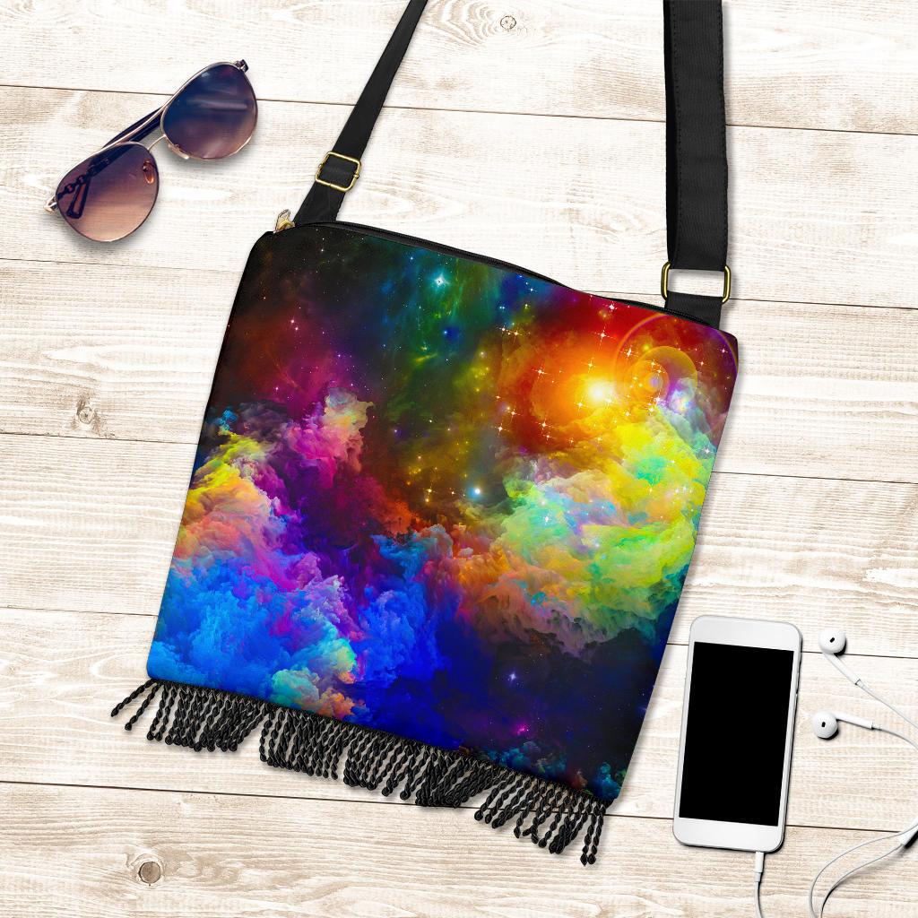 Colorful Universe Crossbody Bag