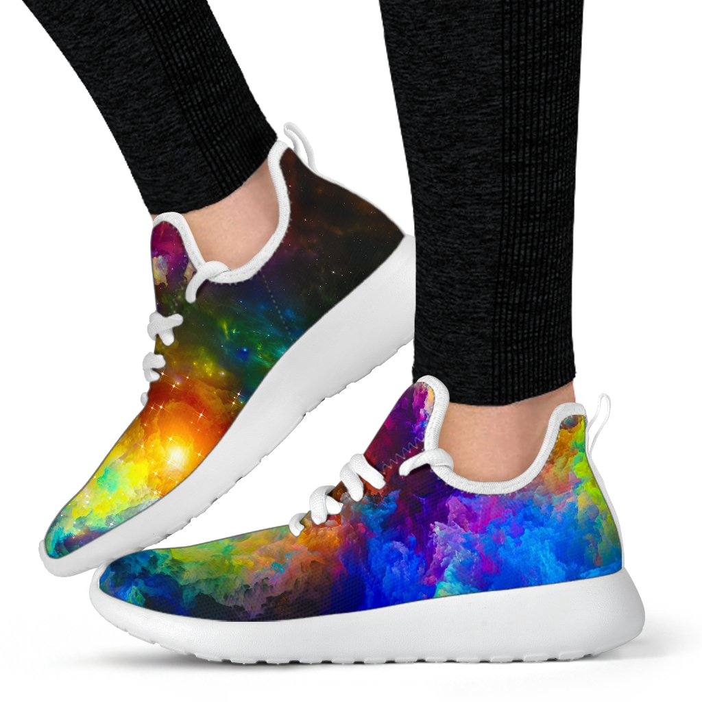 Colorful Universe Mesh Knit Sneakers