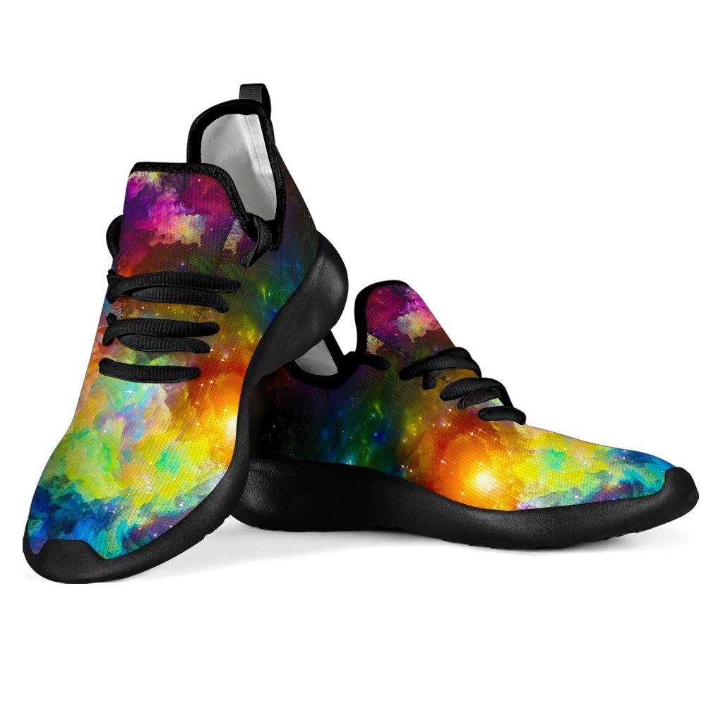 Colorful Universe Mesh Knit Sneakers