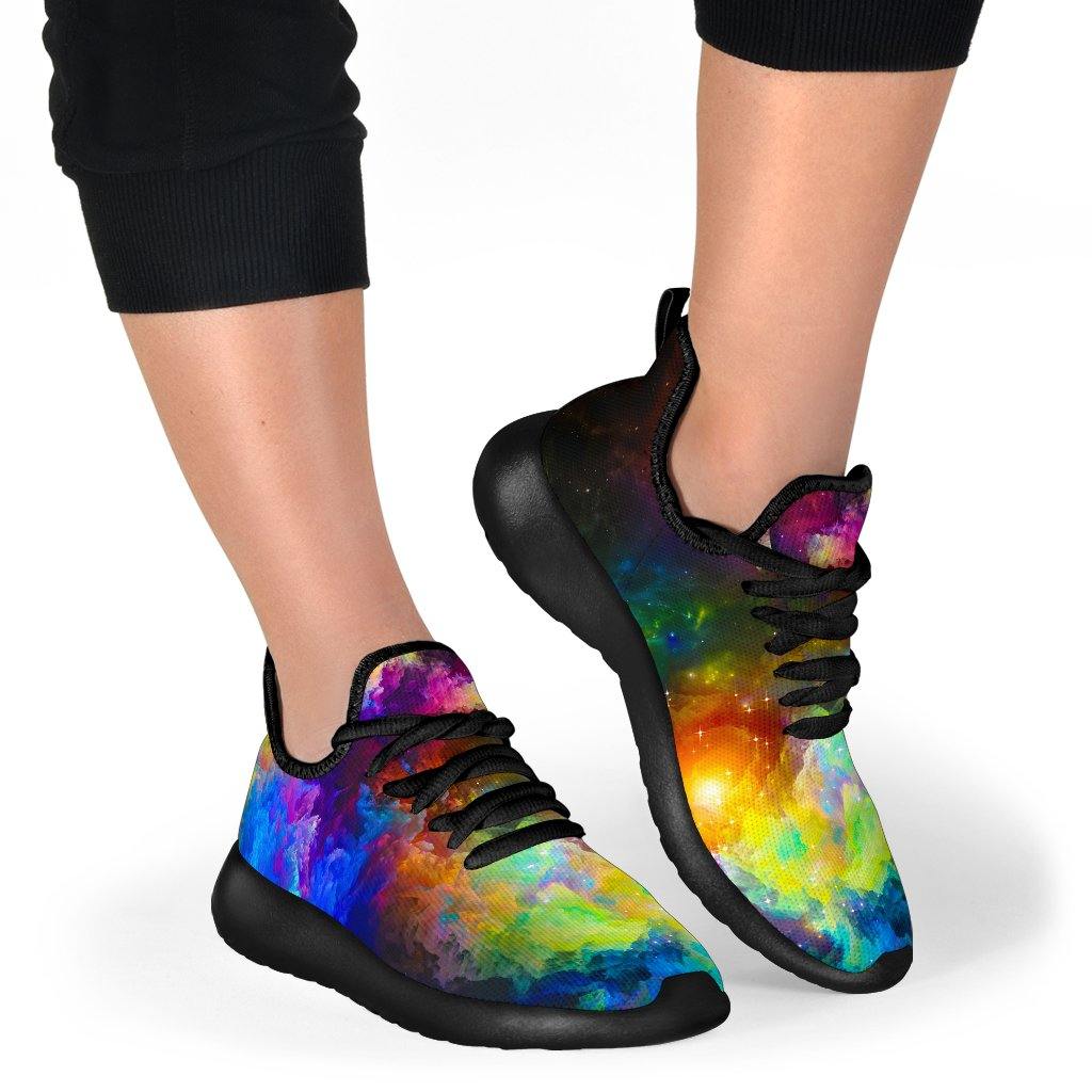 Colorful Universe Mesh Knit Sneakers
