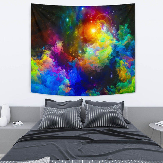 Colorful Universe Wall Tapestry
