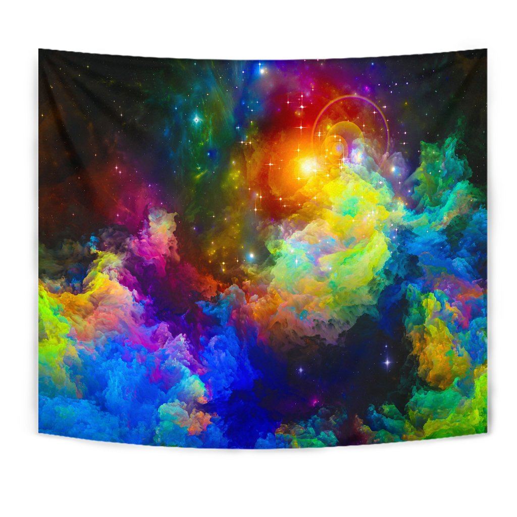 Colorful Universe Wall Tapestry