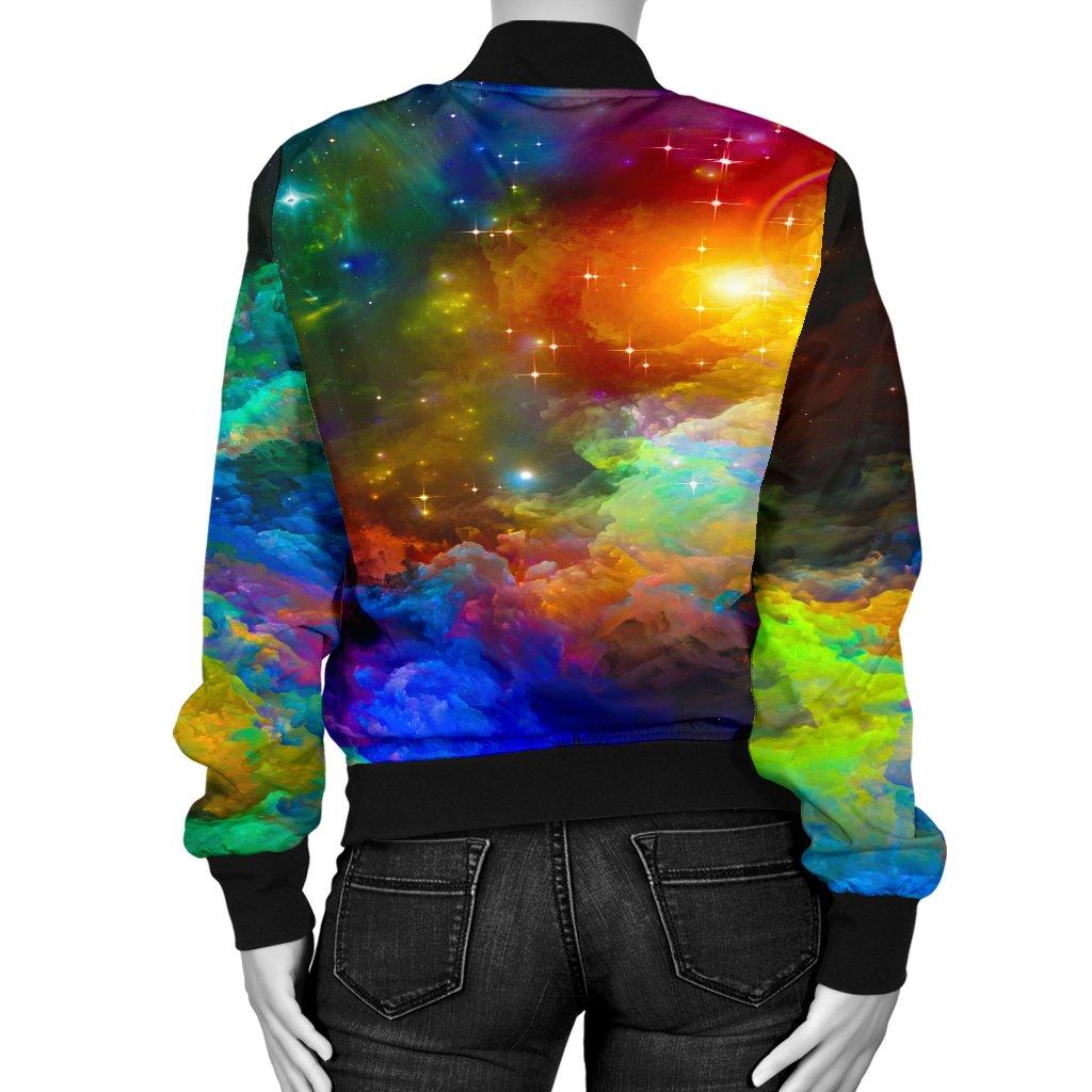Colorful Universe Women's Bomber Jacket