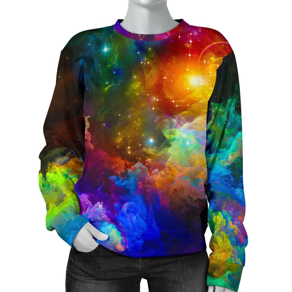 Colorful Universe Women's Sweater