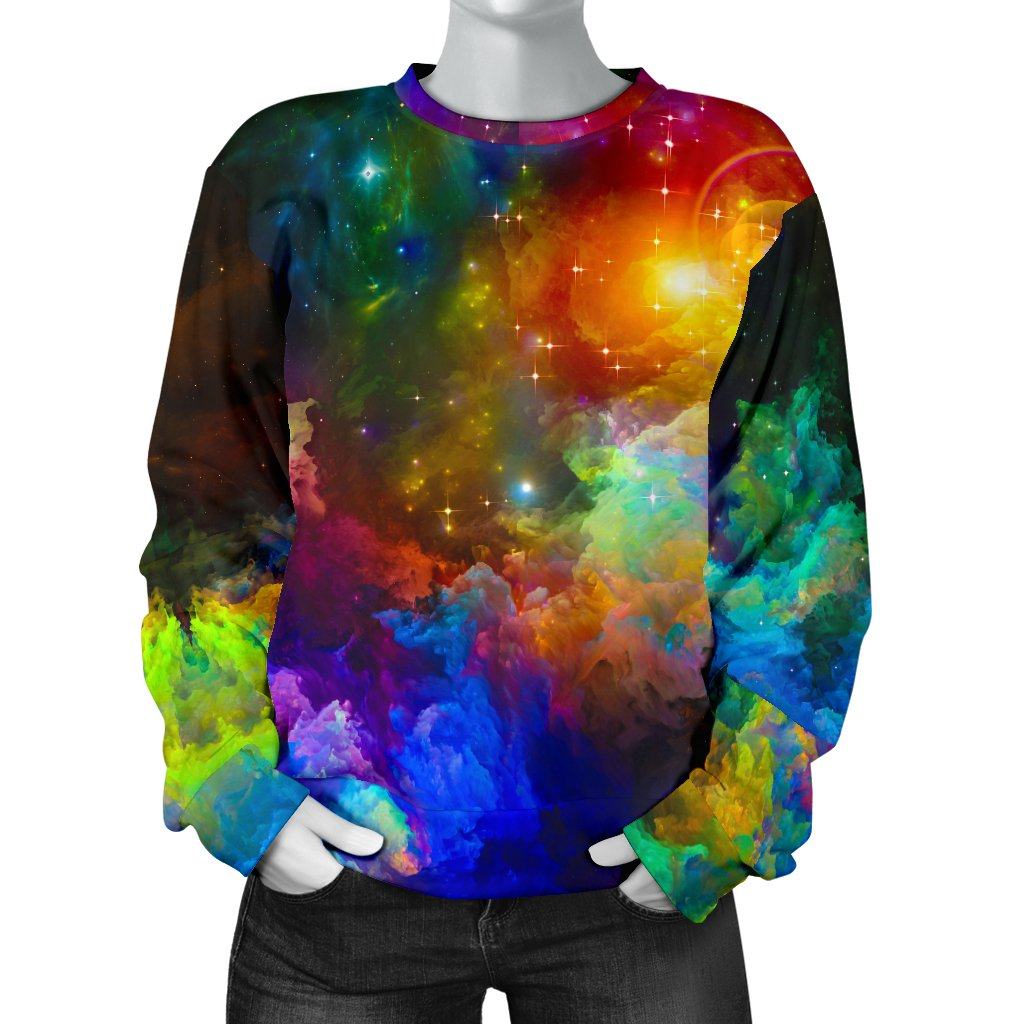 Colorful Universe Women's Sweater