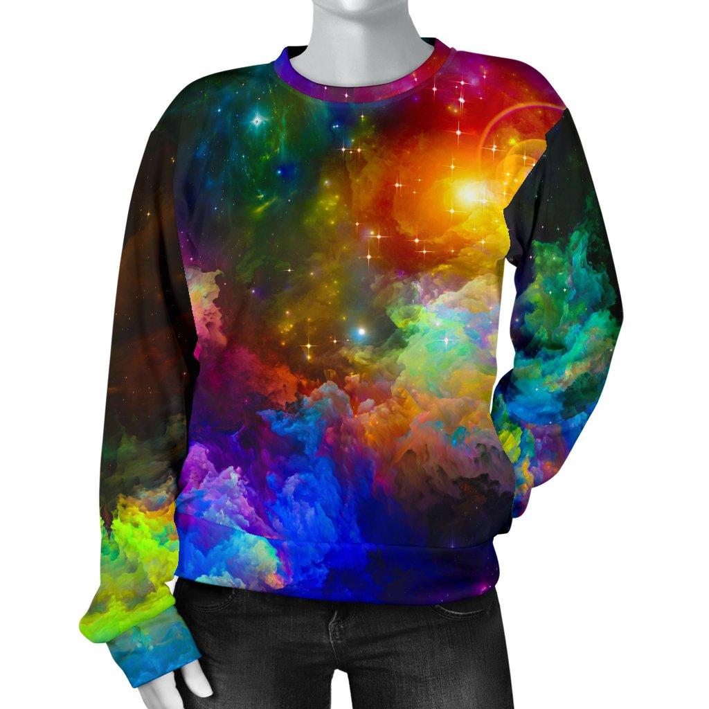 Colorful Universe Women's Sweater