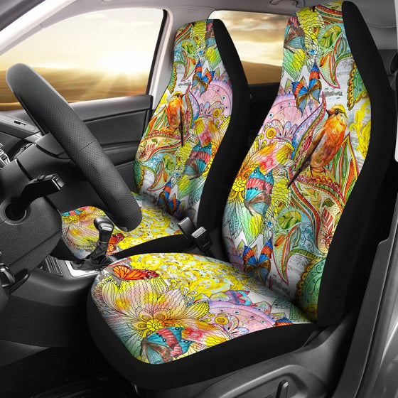 Colors Of Spring Car Seat Covers