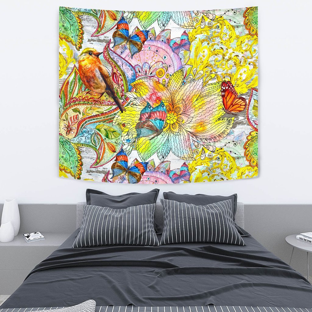 Colors Of Spring Wall Tapestry