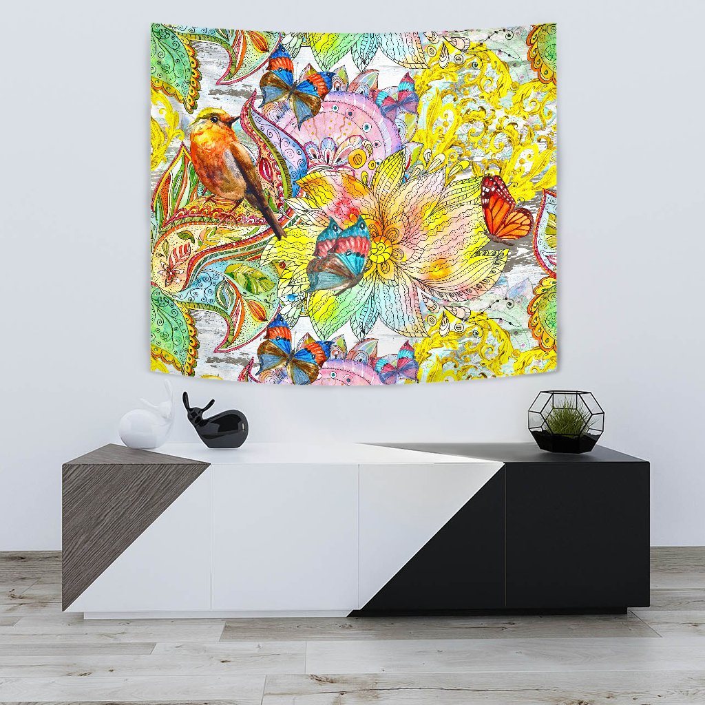 Colors Of Spring Wall Tapestry