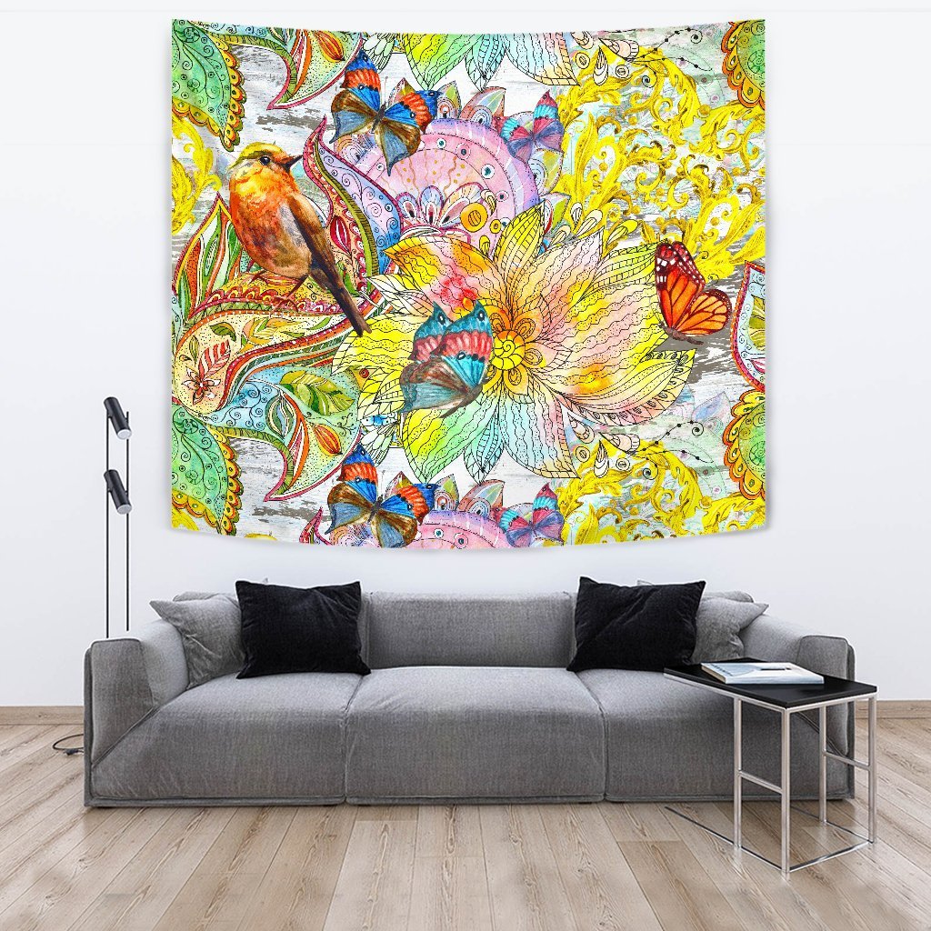 Colors Of Spring Wall Tapestry
