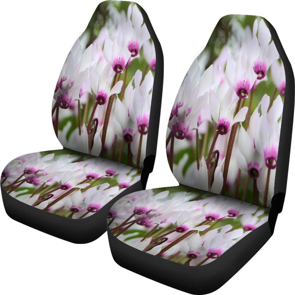 Cyclamens Car Seat Covers
