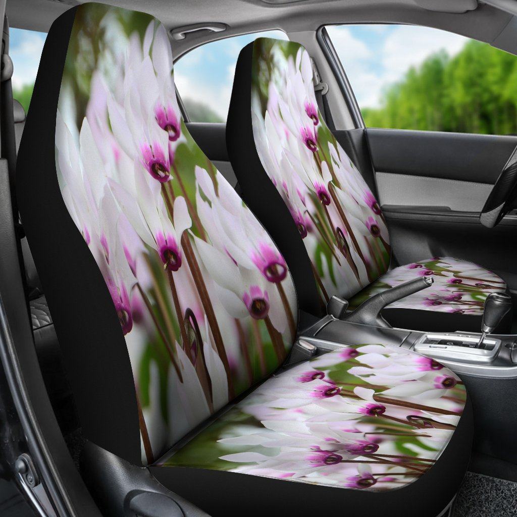 Cyclamens Car Seat Covers