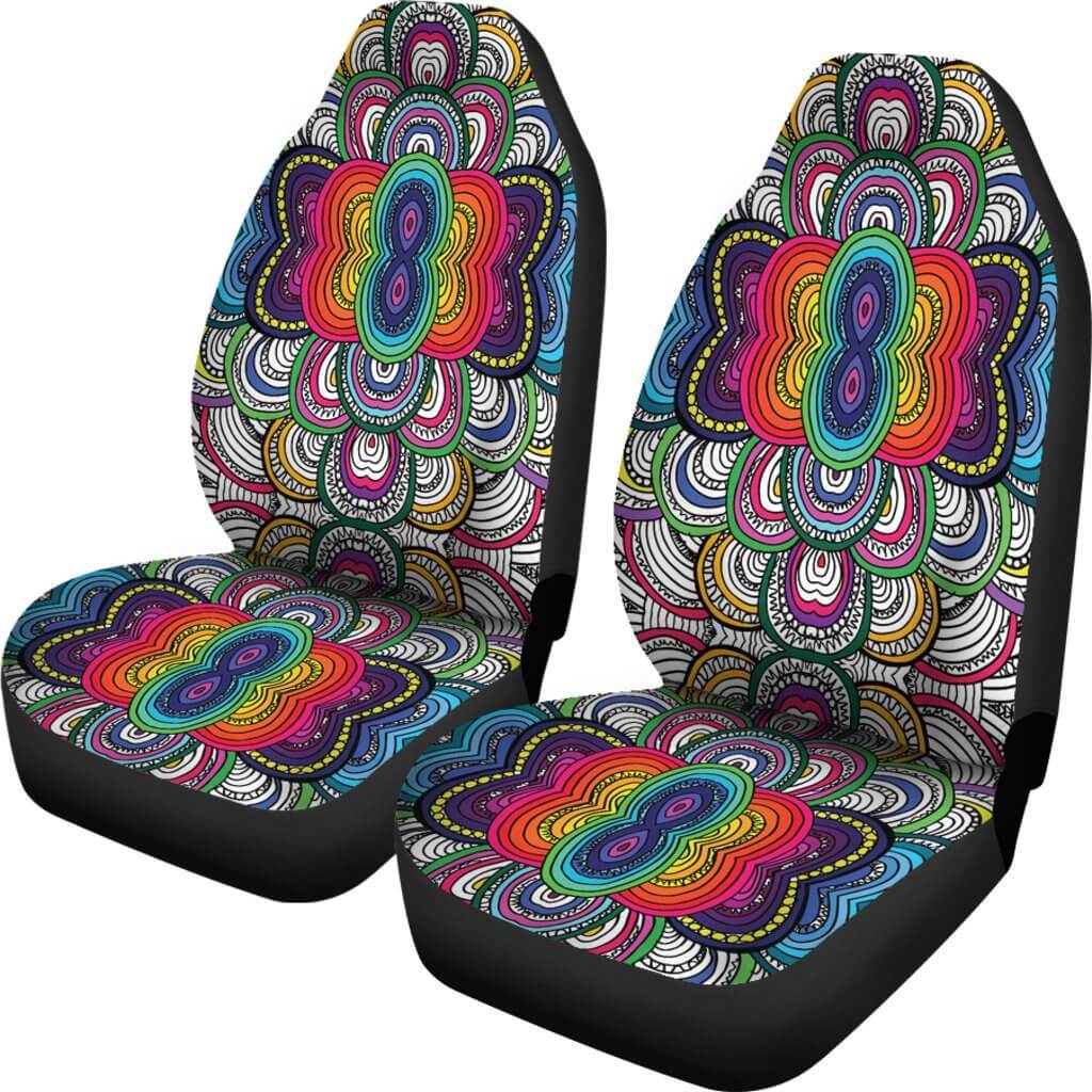 Dance Of Colors Car Seat Covers