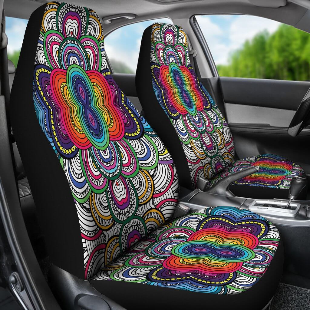 Dance Of Colors Car Seat Covers