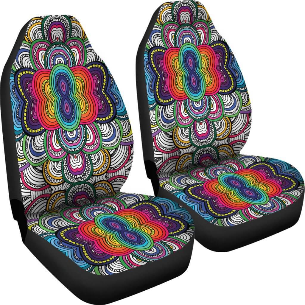 Dance Of Colors Car Seat Covers