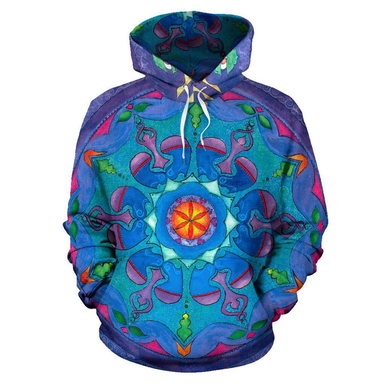 Dance Of The Heart Mandala Hoodie
