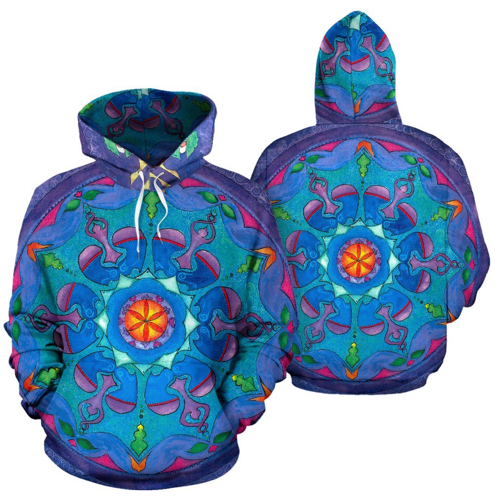 Dance Of The Heart Mandala Hoodie