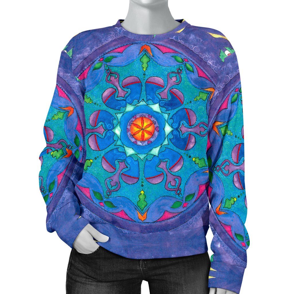 Dance Of The Heart Mandala Sweater