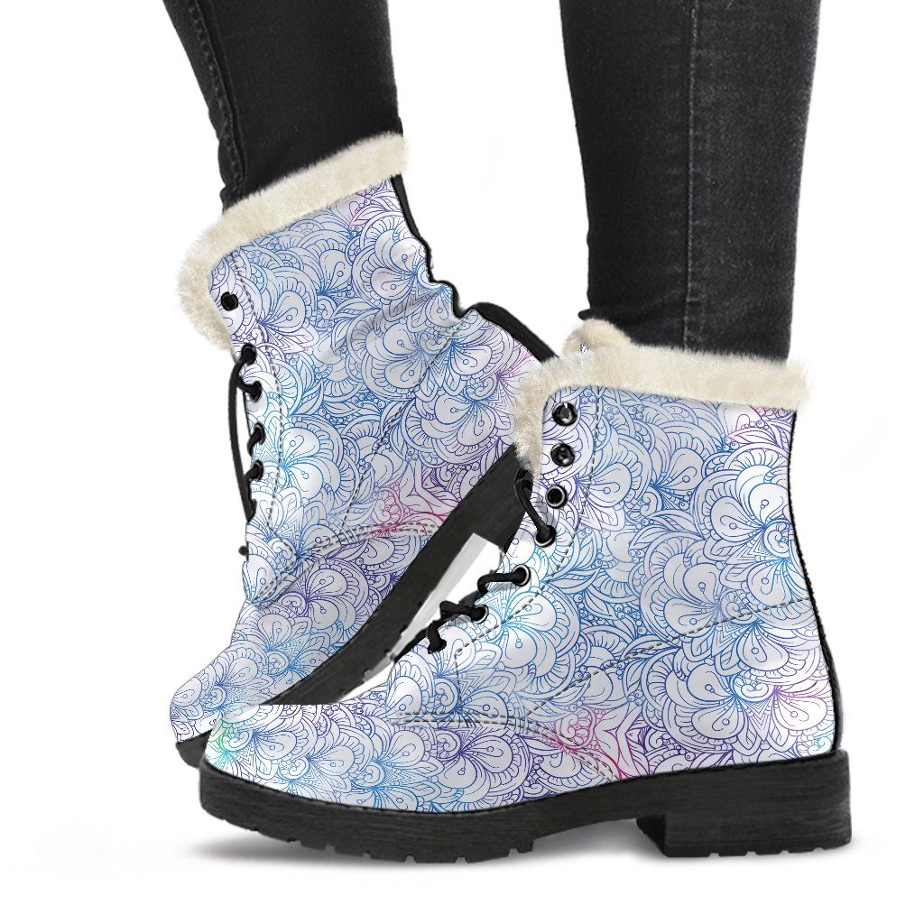 Delicate Flowers Winter Boots