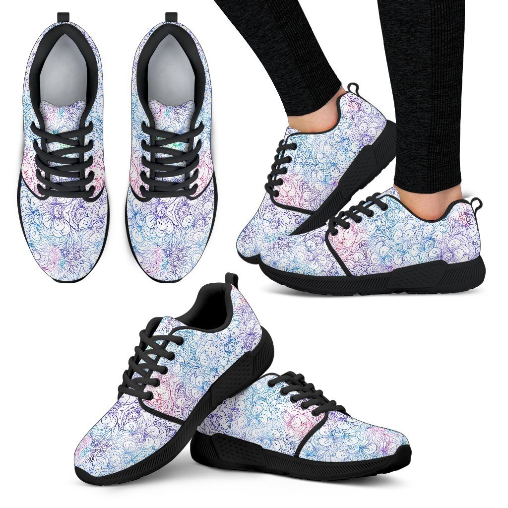 Delicate Flowers Women's Athletic Sneakers