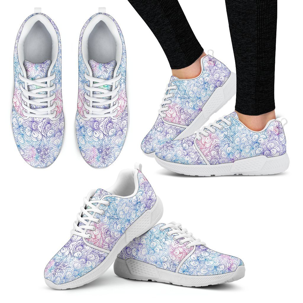 Delicate Flowers Women's Athletic Sneakers