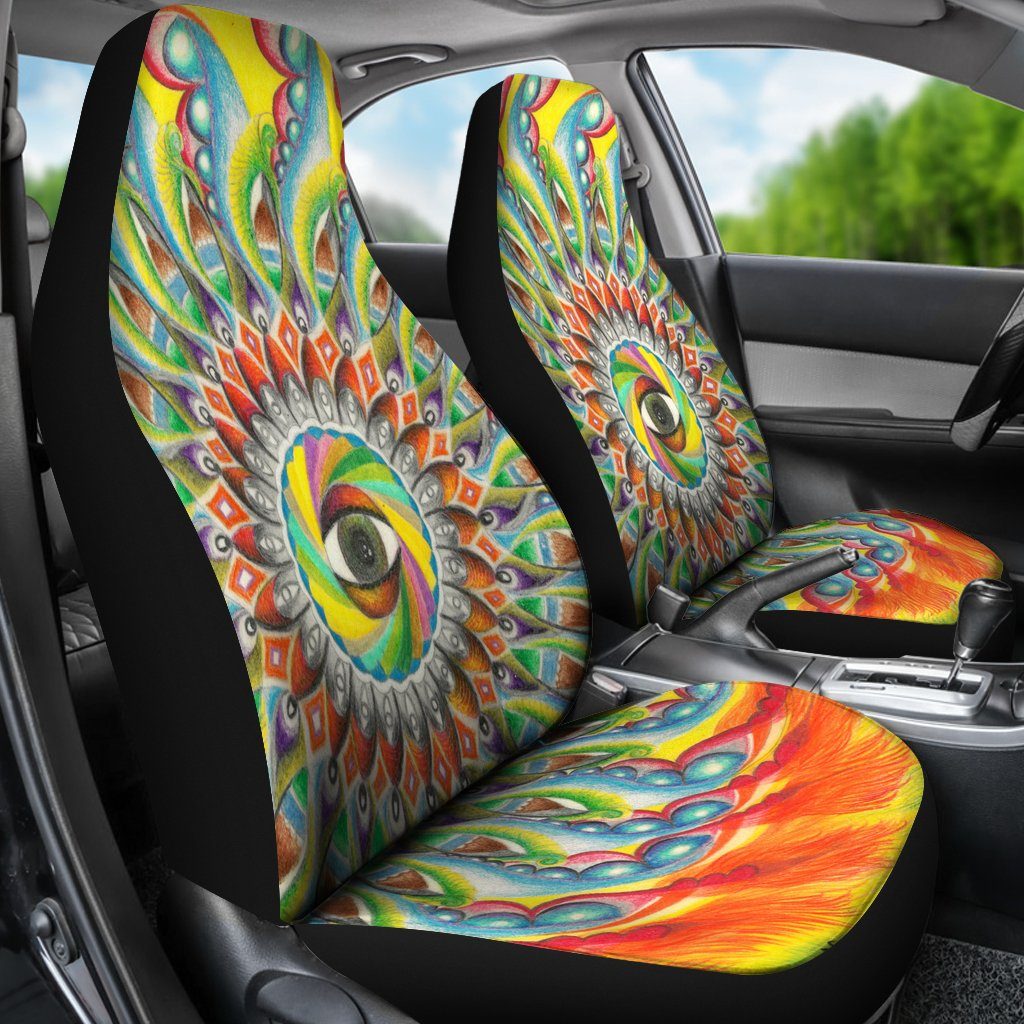 Eye Mandala Car Seat Covers