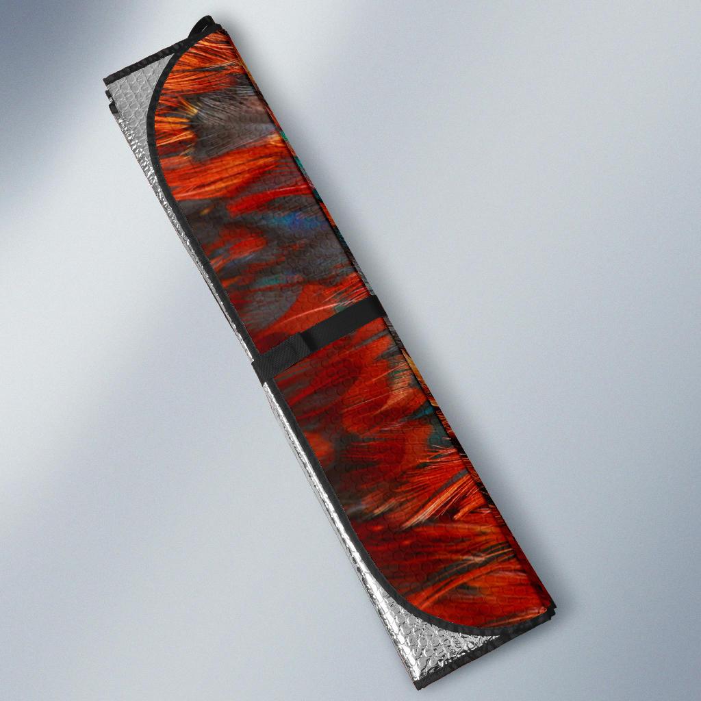 Flame Feathers Auto Sun Shade