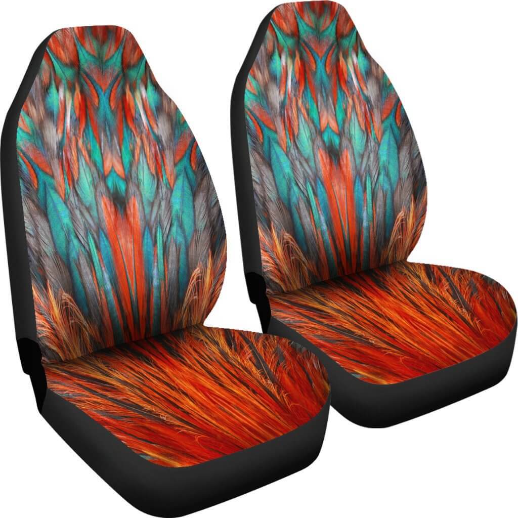 Flame Feathers Car Seat Covers