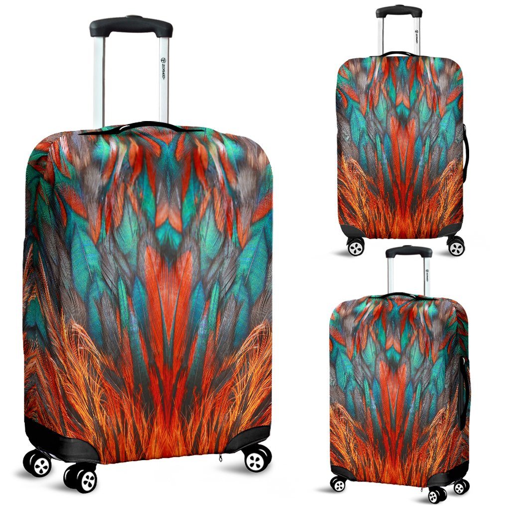 Flame Feathers Luggage Covers