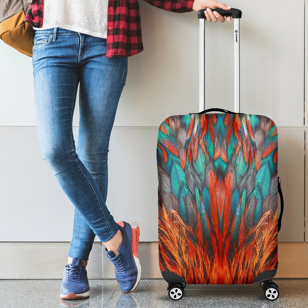 Flame Feathers Luggage Covers