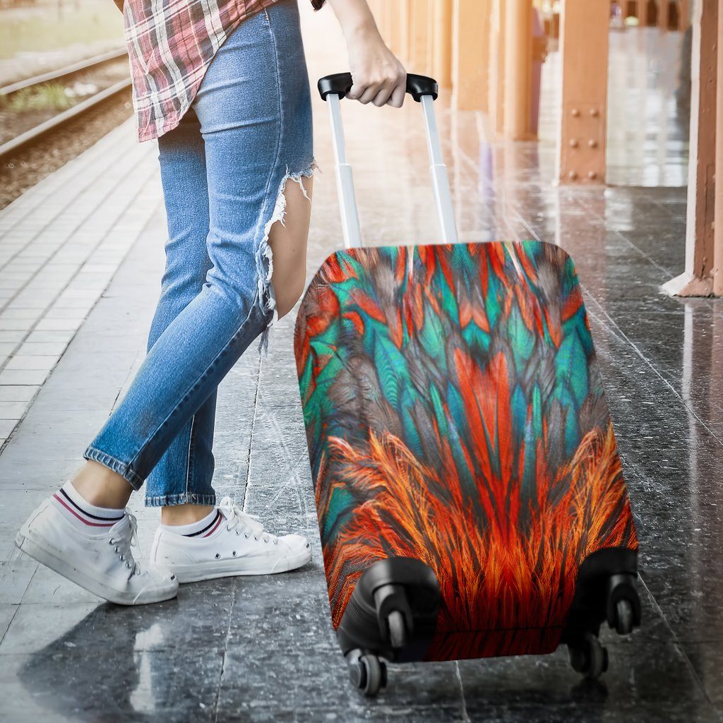 Flame Feathers Luggage Covers