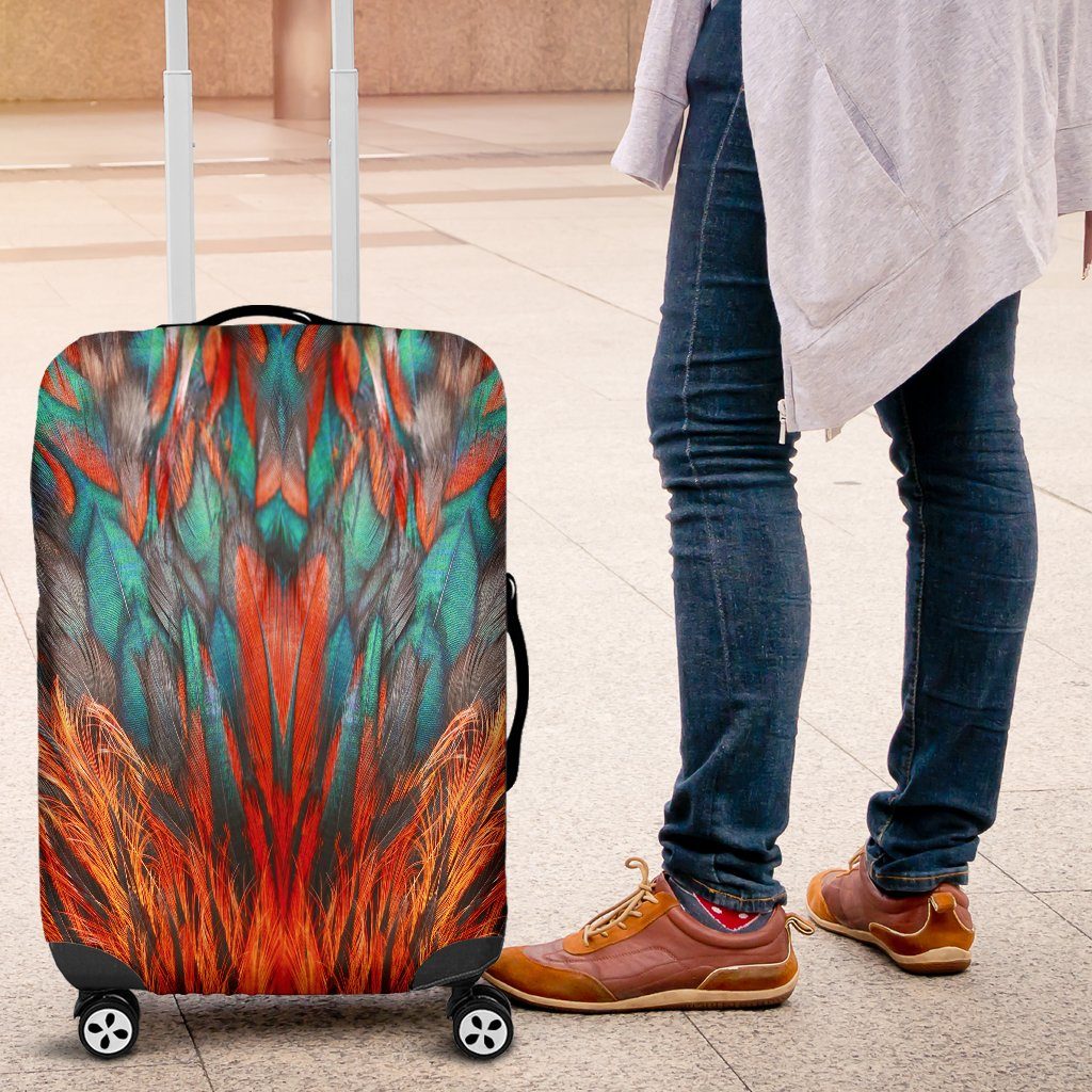 Flame Feathers Luggage Covers