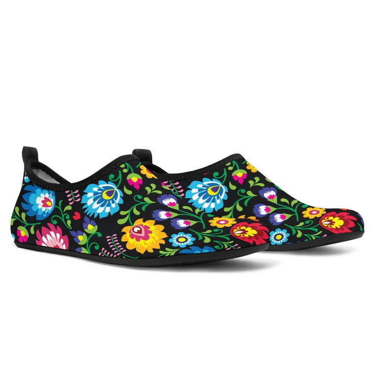 Floral Aqua Shoes