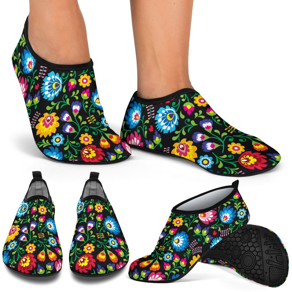Floral Aqua Shoes