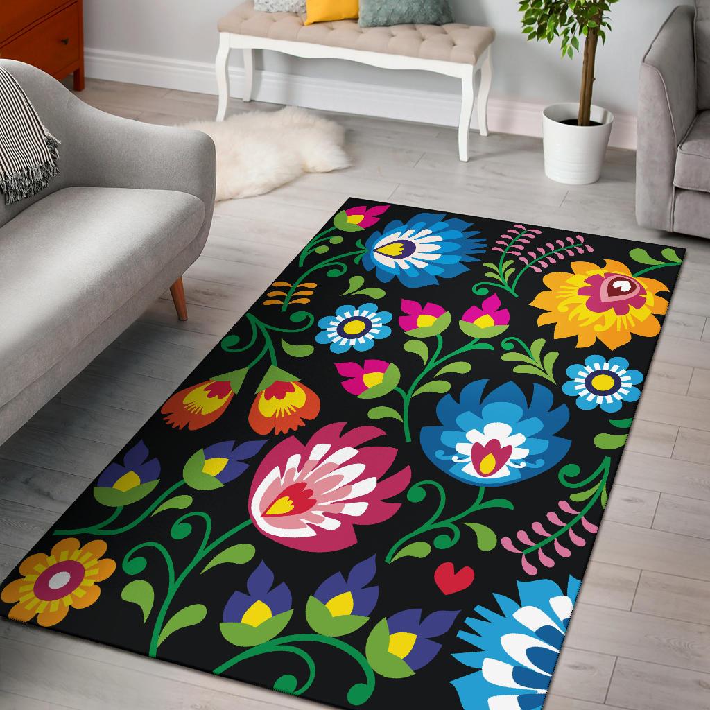 Floral Area Rug