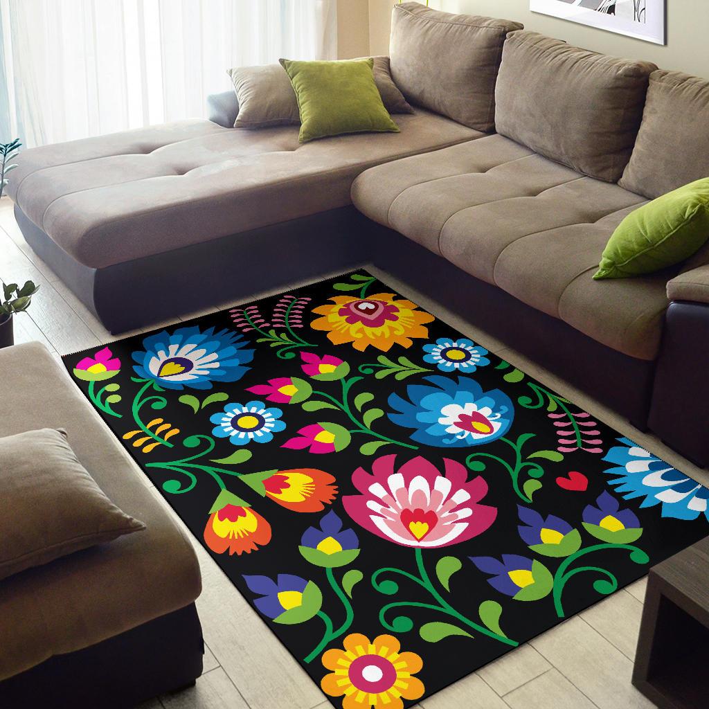 Floral Area Rug