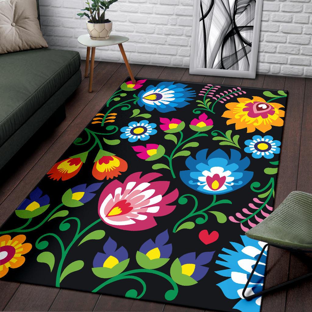 Floral Area Rug