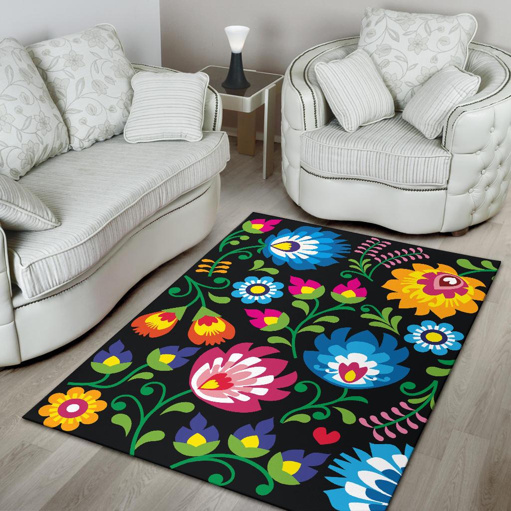Floral Area Rug