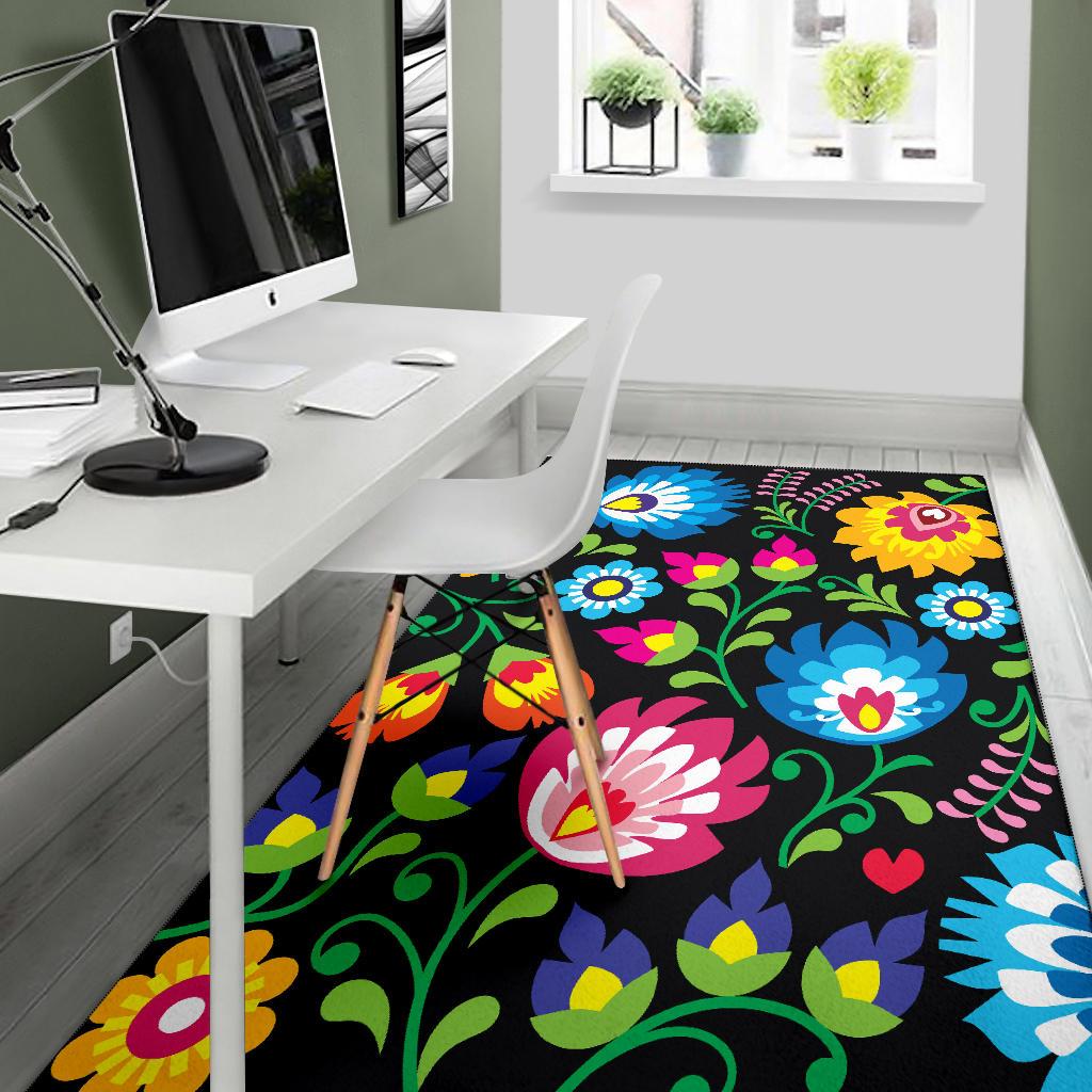 Floral Area Rug