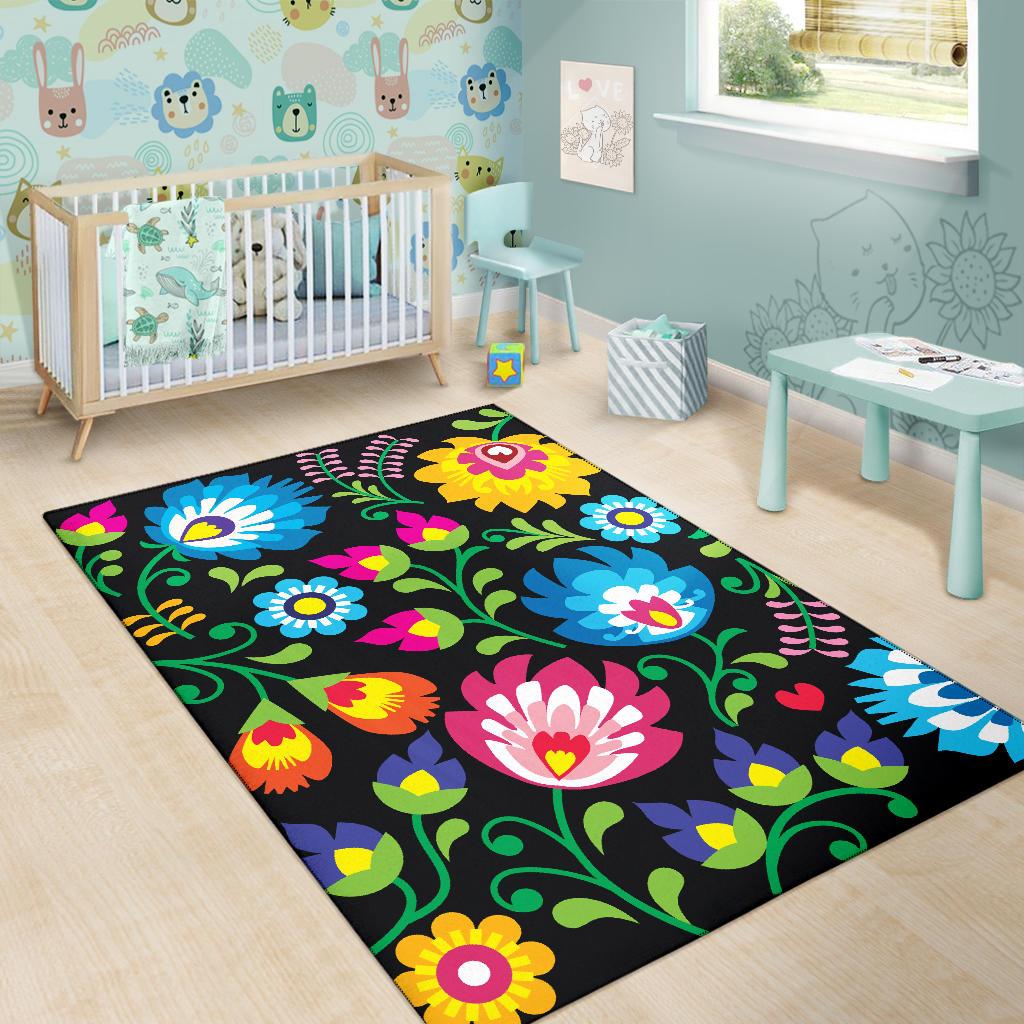 Floral Area Rug