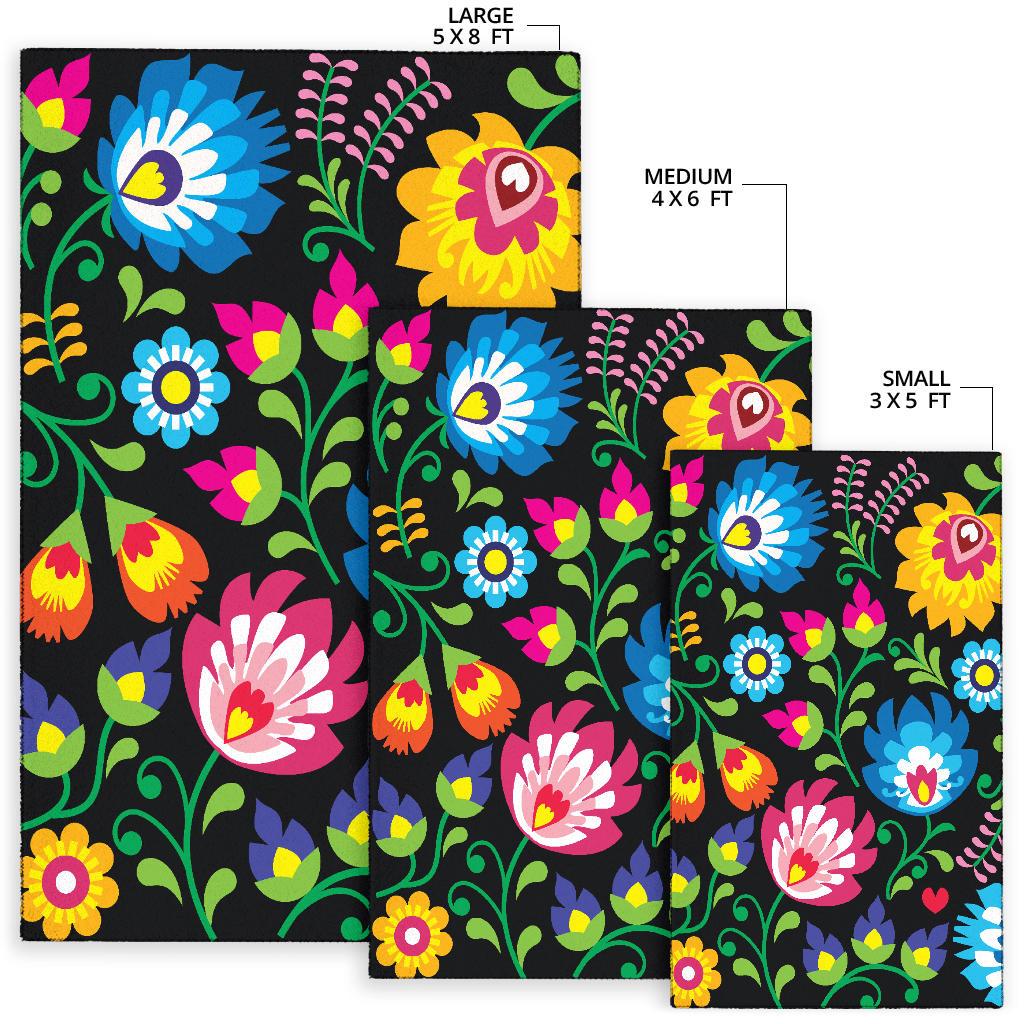 Floral Area Rug