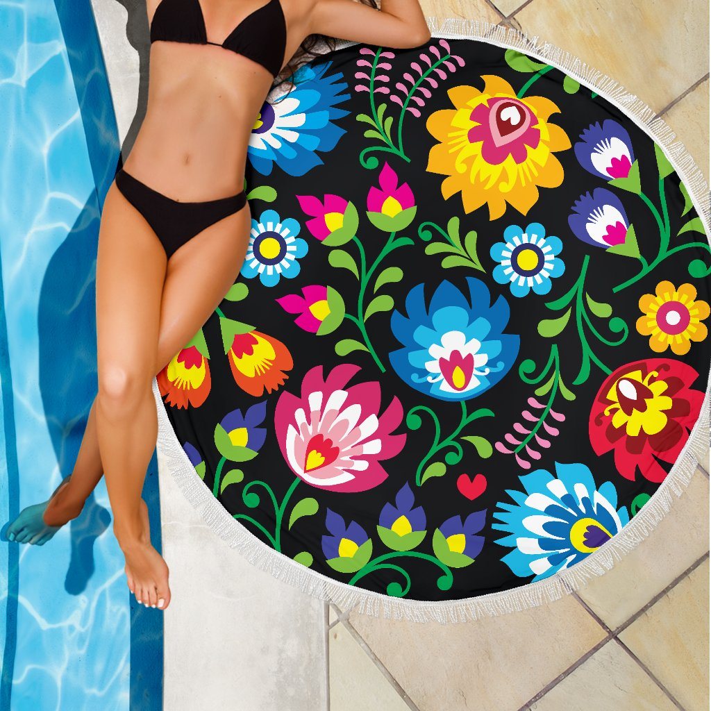 Floral Beach Blanket