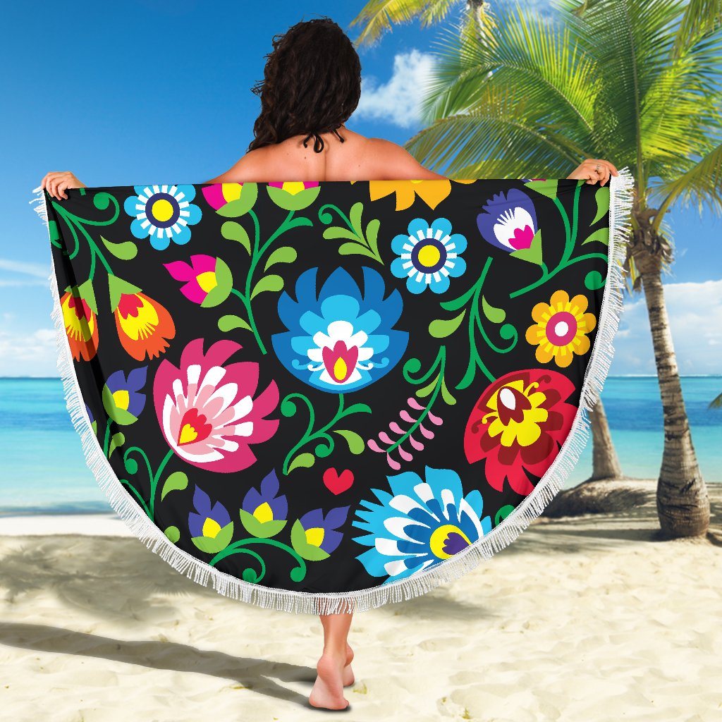 Floral Beach Blanket