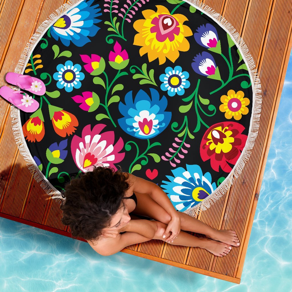 Floral Beach Blanket