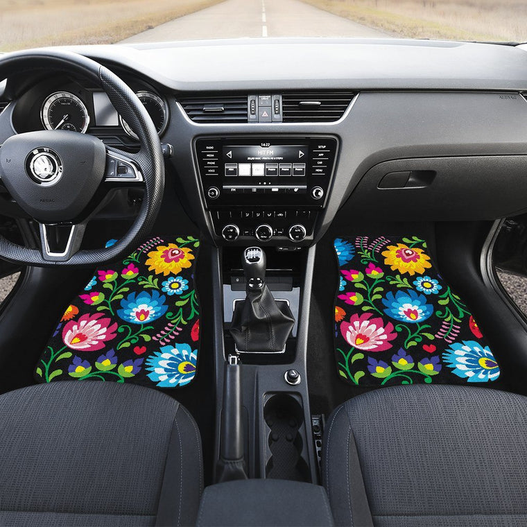 Floral Car Floor Mats