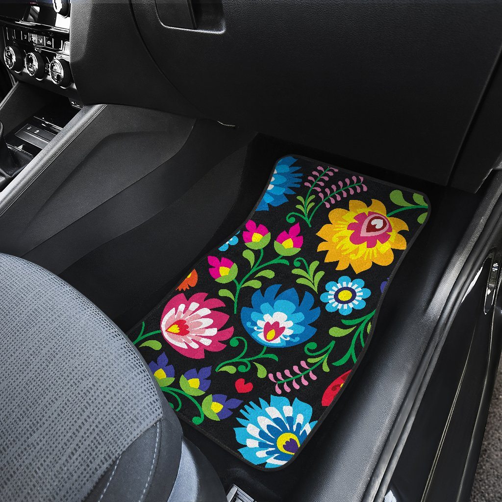 Floral Car Floor Mats