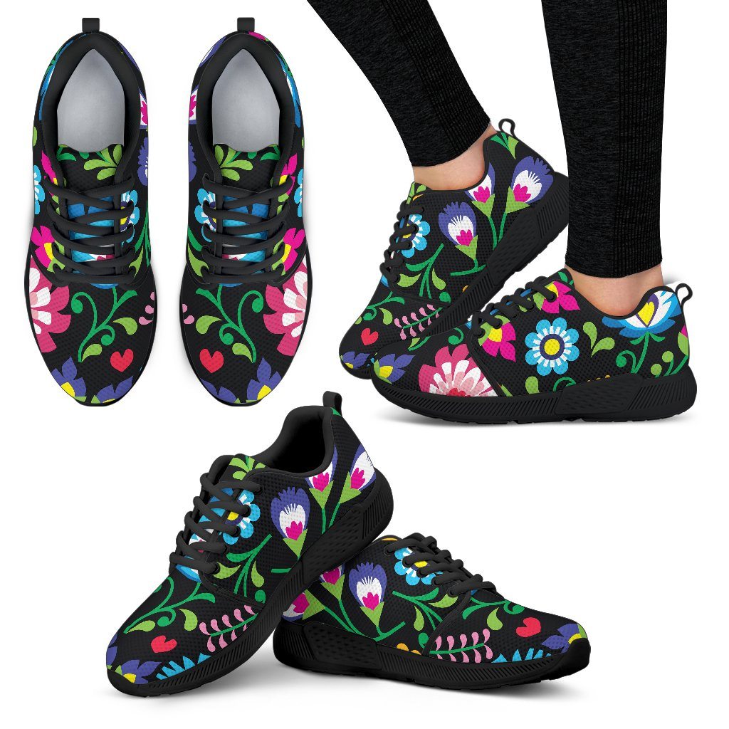 Floral Day Women's Athletic Sneakers