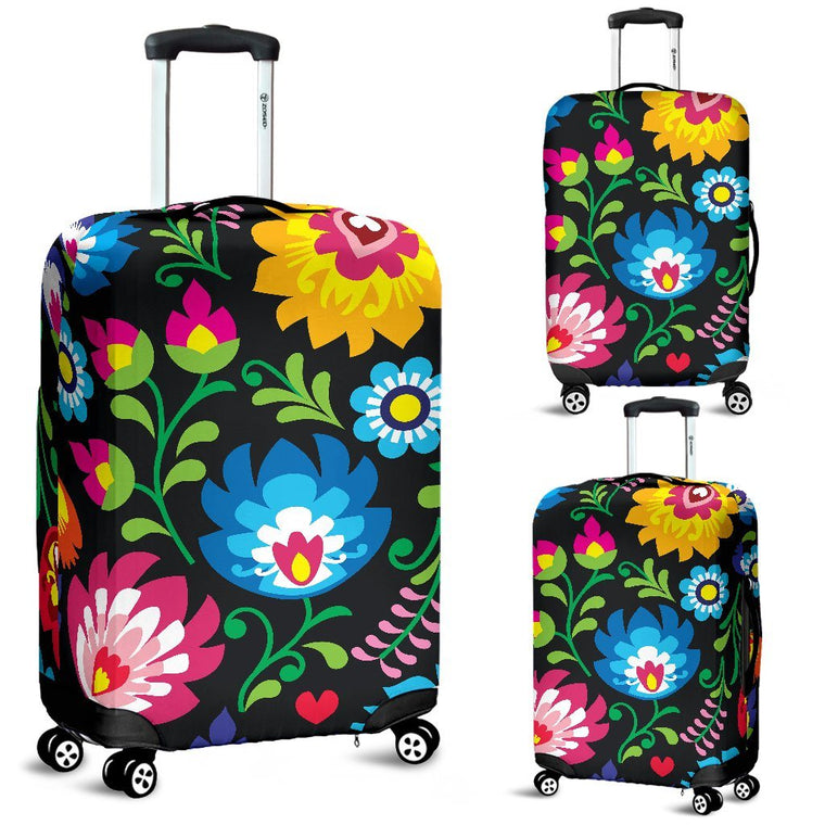Floral Luggage Covers
