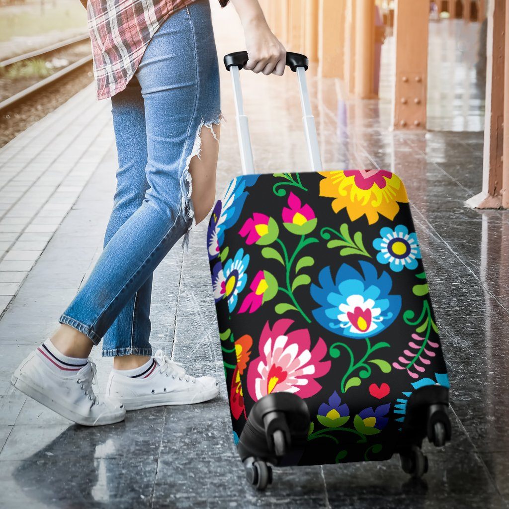 Floral Luggage Covers
