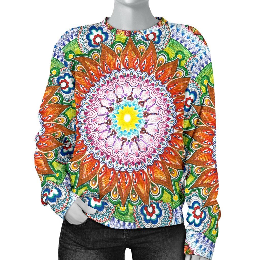 Flower Mandala Women's Sweater